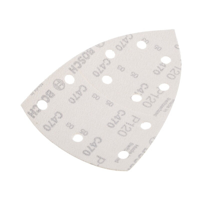 Bosch Sanding Sheet, 102mm 62mm, P120 Grit, Fine Grade