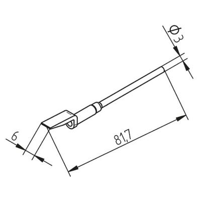 Ersa 452 Desoldering Gun Tip for use with MFR-DSI, MFR-DSX, MFR-SDI Systems & MFR-HDS Hand-piece, MFR-SDX