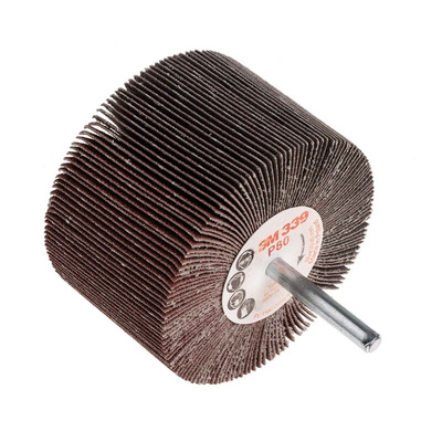 3M Aluminium Oxide Flap Wheel, 80mm Diameter, P80 Grit