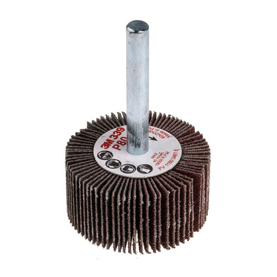 3M Aluminium Oxide Flap Wheel, 40mm Diameter, P80 Grit
