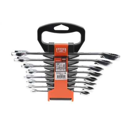 Bahco 8 Piece Alloy Steel Spanner Set