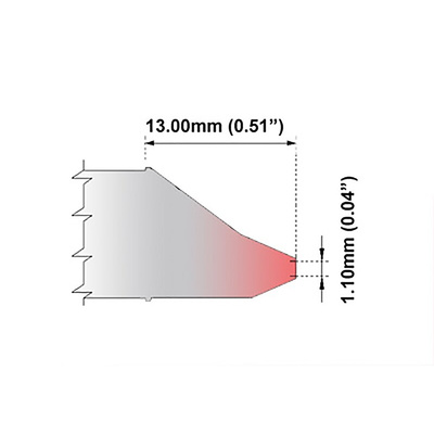 Thermaltronics M Desoldering Gun Tip for use with MFR-DSI, MFR-DSX, MFR-SDI Systems & MFR-HDS Hand-piece, MFR-SDX
