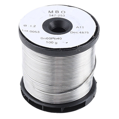 MBO Wire, 1.2mm Lead solder, 183°C Melting Point