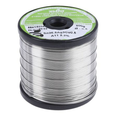 MBO Wire, 0.5mm Lead Free Solder, 217°C Melting Point