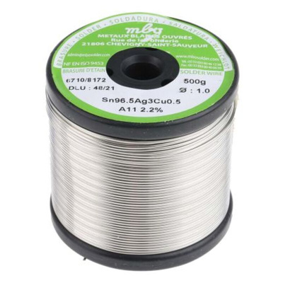 MBO Wire, 1mm Lead Free Solder, 217°C Melting Point