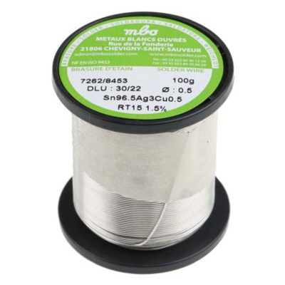MBO Wire, 0.5mm Lead Free Solder, 217°C Melting Point