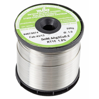 MBO Wire, 1mm Lead Free Solder, 217°C Melting Point