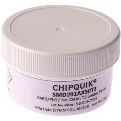 CHIPQUIK SMD291AX Solder Paste, 50g Tub