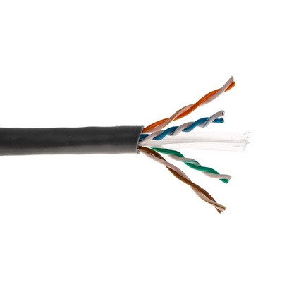 Molex Premise Networks Grey Cat6 Cable U/UTP PVC Unterminated/Unterminated, Unterminated, 500m