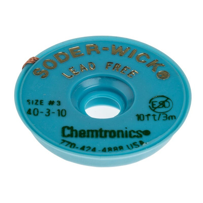 Chemtronics 3m Lead Free Desoldering Braid, Width 2mm