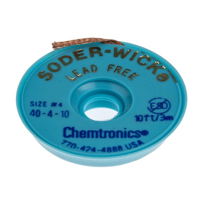 Chemtronics 3m Lead Free Desoldering Braid, Width 2.8mm