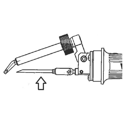 Weller Soldering Accessory Soldering Iron Feeding Tube, for use with WSF P/P8 soldering iron