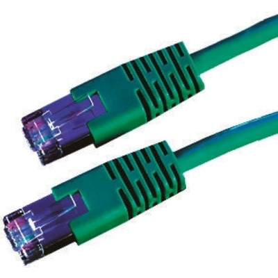 Roline Green Cat5e Cable S/FTP, 10m Male RJ45/Male RJ45