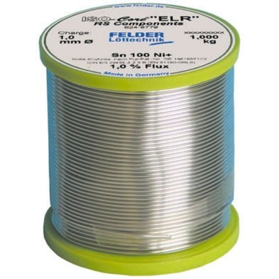 Felder Lottechnik Wire, 1mm Lead Free Solder, 227°C Melting Point