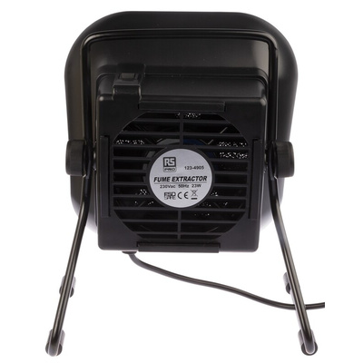 RS PRO, 240V ac Solder Smoke Absorber, Carbon Filter, 23W, Type F - Schuko plug with UK Convertor
