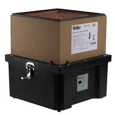 Weller Zero Smog TL Kit 2 Sloped Nozzle, 230V ac Solder Fume Extractor, Fine Dust Filter F7; HEPA Filter H13 & Wide