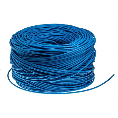 Belden Blue Cat6 Cable U/UTP LSZH Unterminated/Unterminated, Unterminated, 304m