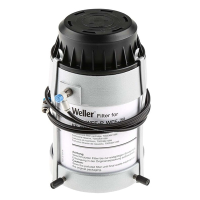 Weller FT 12 Solder Fume Extractor, Fine Dust Filter F7; HEPA Filter H13 & Wide Band Gas Filter
