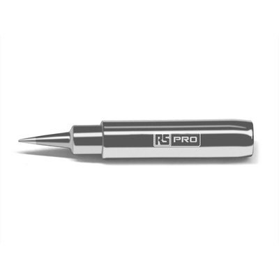 RS PRO 0.2 mm Straight Conical Soldering Iron Tip for use with RS PRO Soldering Irons & Stations