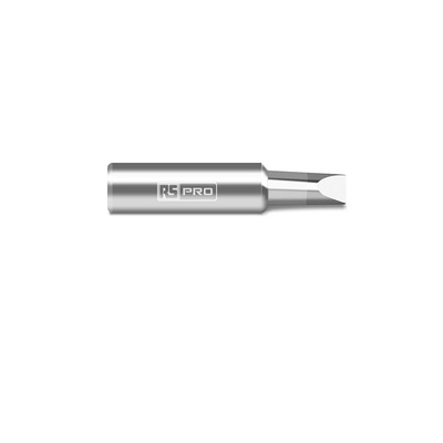 RS PRO 4.6 mm Straight Chisel Soldering Iron Tip for use with RS PRO Soldering Irons