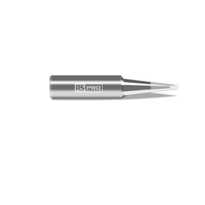 RS PRO 1.6 mm Straight Chisel Soldering Iron Tip for use with RS PRO Soldering Irons