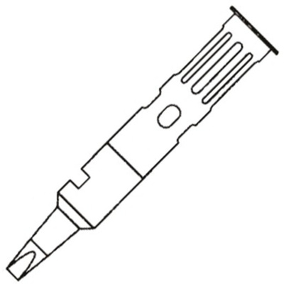 Weller 60 01 02 2.4 mm Screwdriver Soldering Iron Tip for use with WP 60K