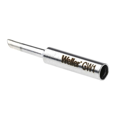 Weller XNT GW1 1.6 x 2.4 mm Mini-Wave Soldering Iron Tip for use with WP 65, WTP 90, WXP 65, WXP 90
