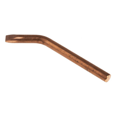 RS PRO 9.5 mm Bent Chisel Soldering Iron Tip for use with KB Series Soldering Irons