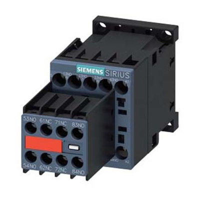 Siemens 3RH2 Series Contactor, 10 A, 6NO + 2NC, 600 V dc, 690 V ac