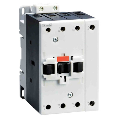 Lovato BF Series Contactor, 230 V ac Coil, 4-Pole, 100 A, 30 kW, 4NO, 660 V ac, 690 V ac