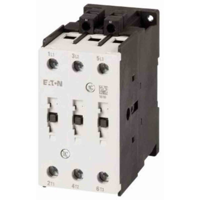Eaton Contactor, 240 V ac Coil, 3-Pole, 65 A, 30 kW, 3NO