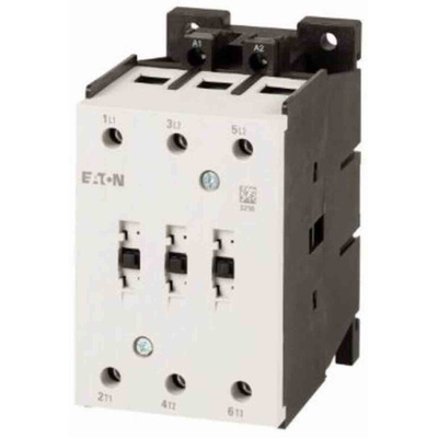 Eaton Contactor, 240 V ac Coil, 3-Pole, 95 A, 45 kW, 3NO