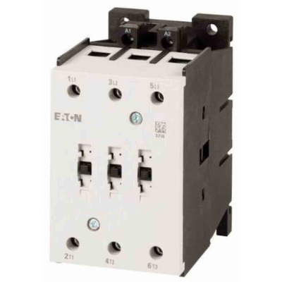 Eaton Contactor, 24 V dc Coil, 3-Pole, 95 A, 45 kW, 3NO