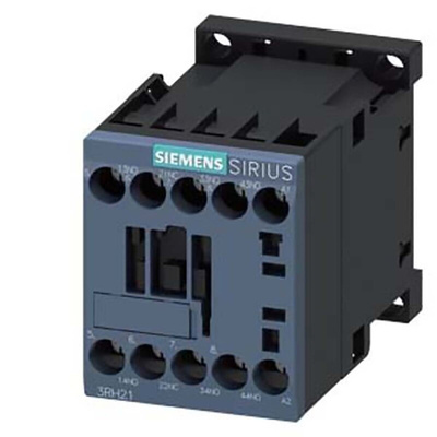 Siemens Contactor, 10 A, 3NO + 1NC