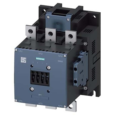 Siemens Reversing Contactor, 220 → 240 V ac/dc Coil, 3-Pole, 300 A, 160 kW, 2NO + 2NC