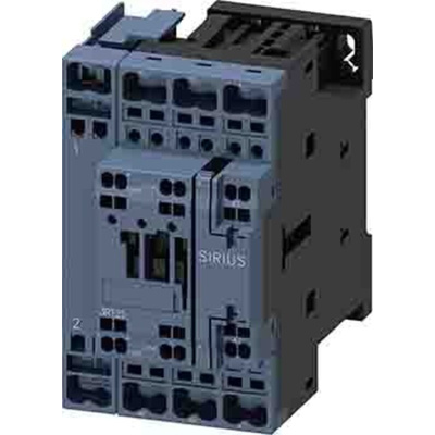 Siemens Contactor, 4-Pole, 11 kW, 2NO + 2NC