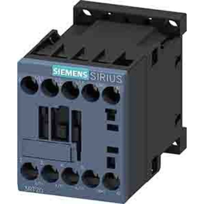 Siemens Contactor, 400 V ac Coil, 3-Pole, 7 A, 3 kW, 1NO