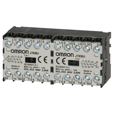 Omron Contactor, 180 V ac Coil, 4-Pole, 5 A, 4NC