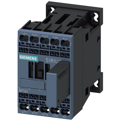 Siemens Contactor, 24 V dc Coil, 3-Pole, 12 A, 5.5 kW, 1NC