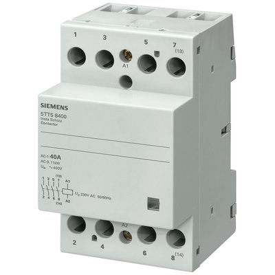 Siemens Contactor, 230 V Coil, 63 A, 5 kW, 4NC