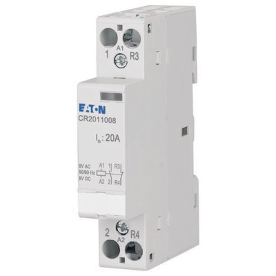 Eaton DILM Series Installation Contactor, 8 V ac/dc Coil, 1N/O+1N/C