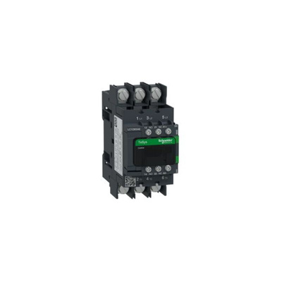 Schneider Electric LC1D Series Contactor, 3-Pole, 65 A, 1 NO + 1 NC