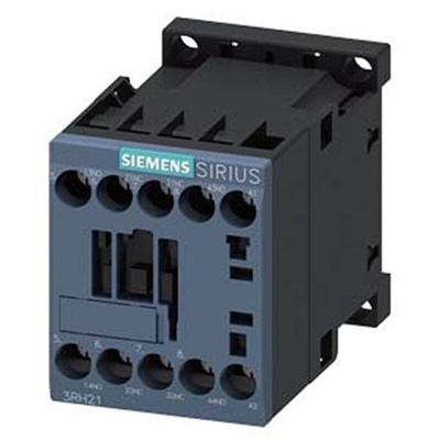 Siemens 3RH2 Series Contactor Relay, 110 V ac Coil, 4-Pole, 10 A, 2NO + 2NC, 690 V ac
