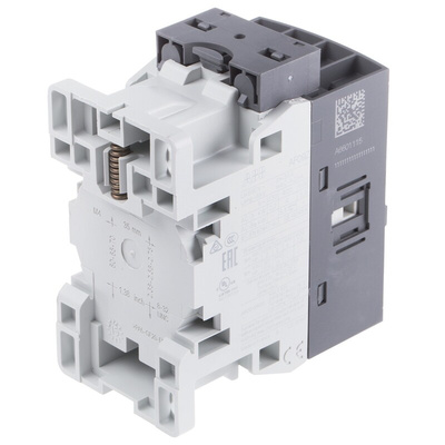 ABB AF Series Contactor, 60 V dc Coil, 3-Pole, 7 A, 4 kW, 3NO, 690 V ac