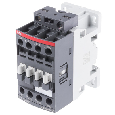 ABB AF Series Contactor, 110 V dc Coil, 3-Pole, 10.5 A, 7.5 kW, 3NO, 690 V ac