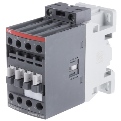 ABB AF Series Contactor, 24 V ac/dc Coil, 4-Pole, 45 A, 11 kW, 2NO + 2NC, 690 V ac