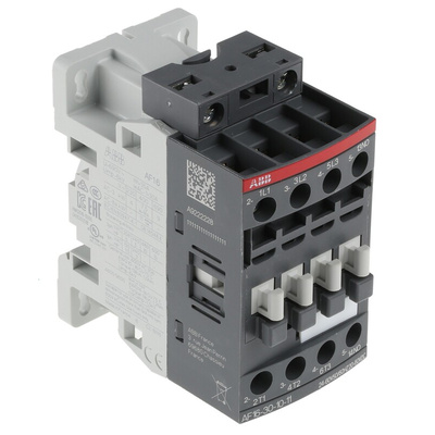 ABB AF Series Contactor, 24 V ac/dc Coil, 3-Pole, 30 A, 7.5 kW, 3NO, 690 V ac