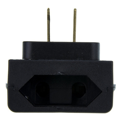 PowerConnections Europe to US Mains Connector Converter, Rated At 10A