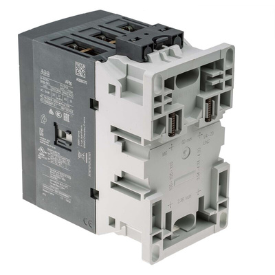 ABB AF Series Contactor, 230 V ac Coil, 3-Pole, 125 A, 37 kW, 3NO, 690 V ac