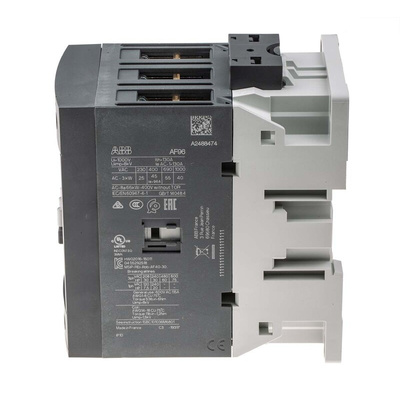 ABB AF Series Contactor, 230 V ac Coil, 3-Pole, 130 A, 45 kW, 3NO, 690 V ac